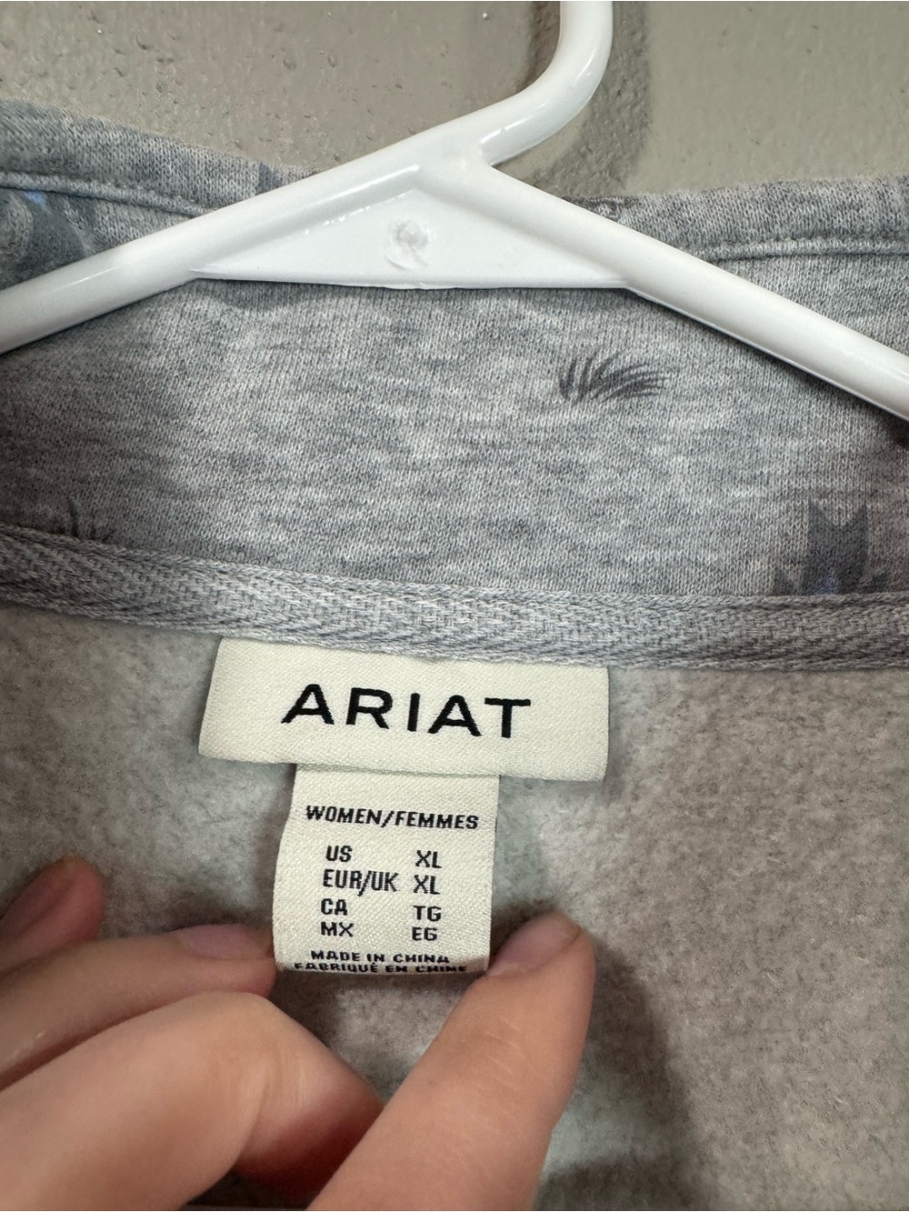 Ariat Women’s Sapphire 1/2 Zip Sweatshirt - Picture 5 of 5